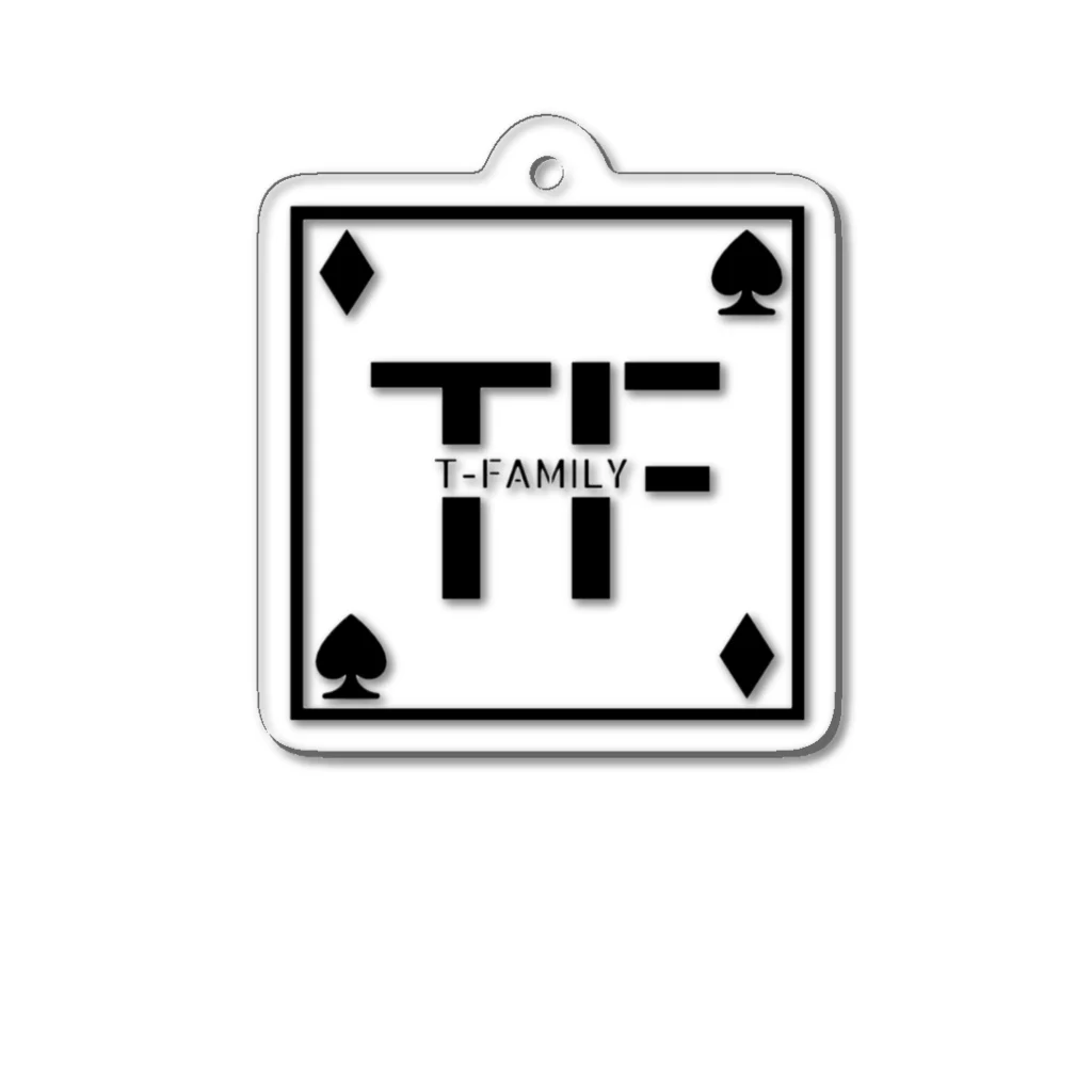 BLAKDICE by TOMMYのT-fam logo アクリルキーホルダー