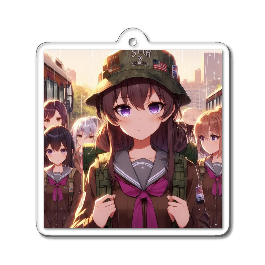 SWQAのソロキャンプjk Acrylic Key Chain