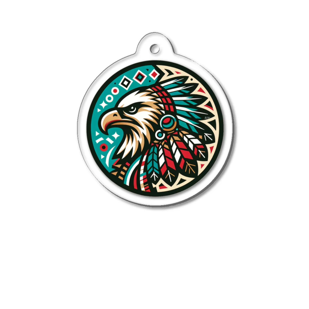 lblのNative American eagle アクリルキーホルダー