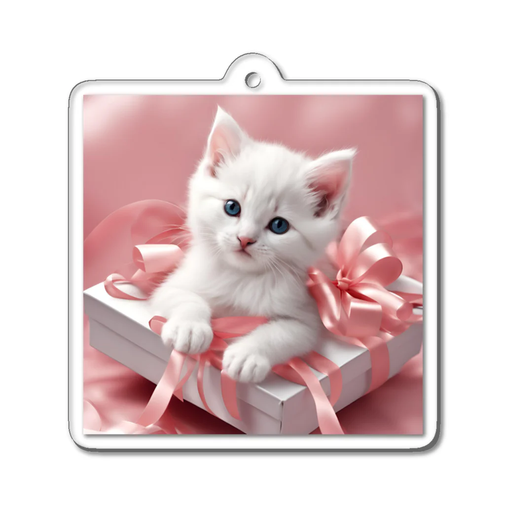 coco...の姫ねこ Acrylic Key Chain