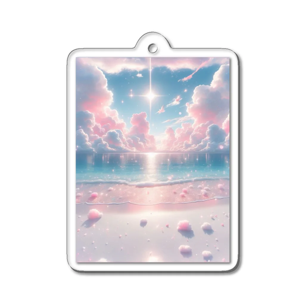 LUNA♡Malfeの癒しの海シリーズ Acrylic Key Chain