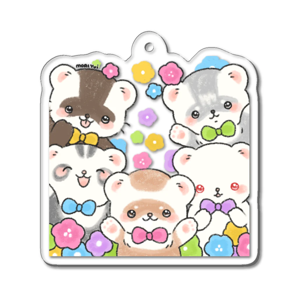 ふぇれねっと＠SUZURIの★ふぇれっと応援グッズ★ Acrylic Key Chain