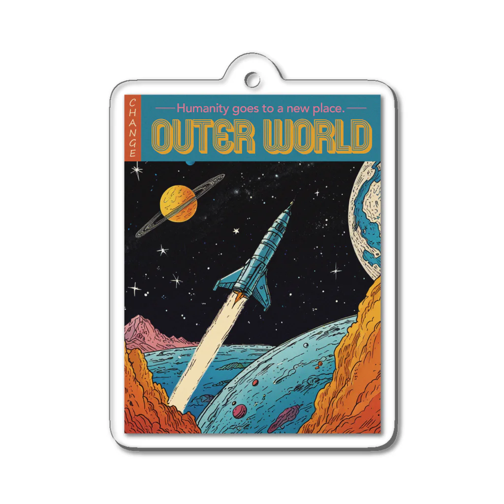 Chop StoreのOUTER WORLD アクリルキーホルダー