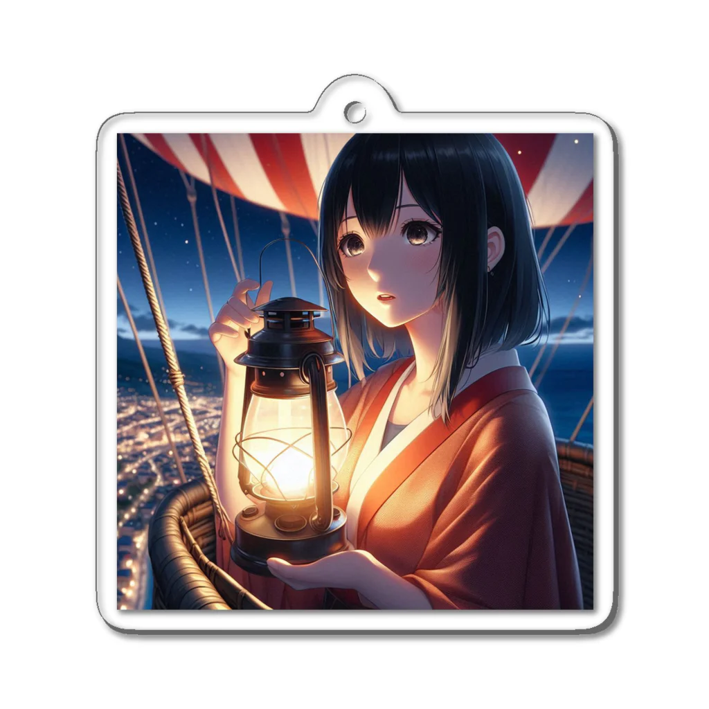 cocoa8877の夜間飛行 Acrylic Key Chain