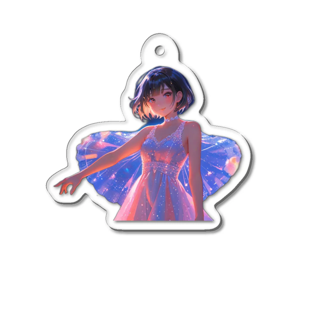 Utopiaの輝く少女 Acrylic Key Chain