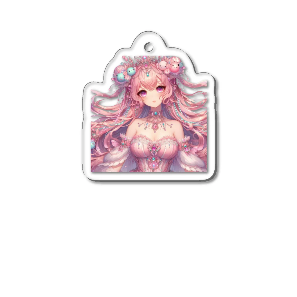 surasuramusumeのスライム娘「ジェム」 Acrylic Key Chain