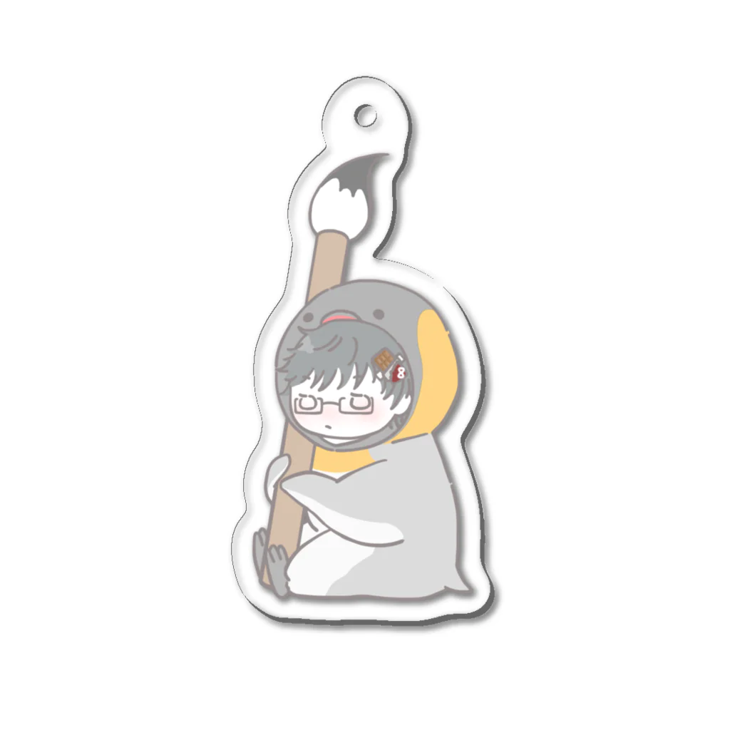 【】太宰御筆🖌️ྀི🍫ྀིの太宰御筆 Acrylic Key Chain