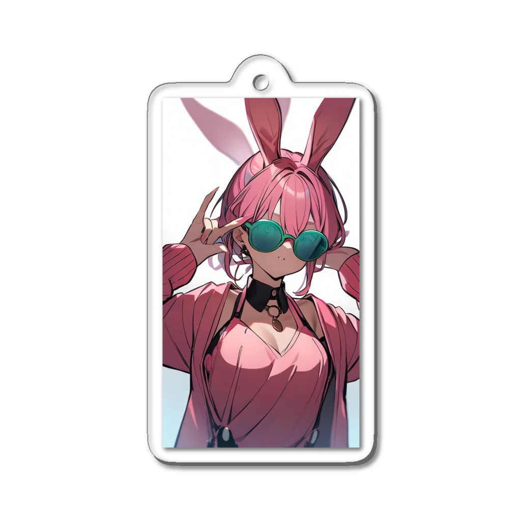 manathubiのルナ Acrylic Key Chain