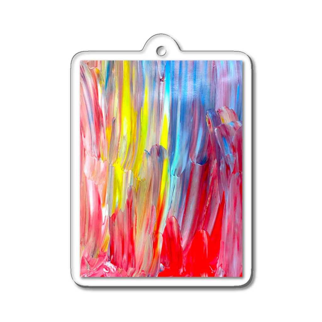 atelier_lapislazuliの色のシャワー Acrylic Key Chain