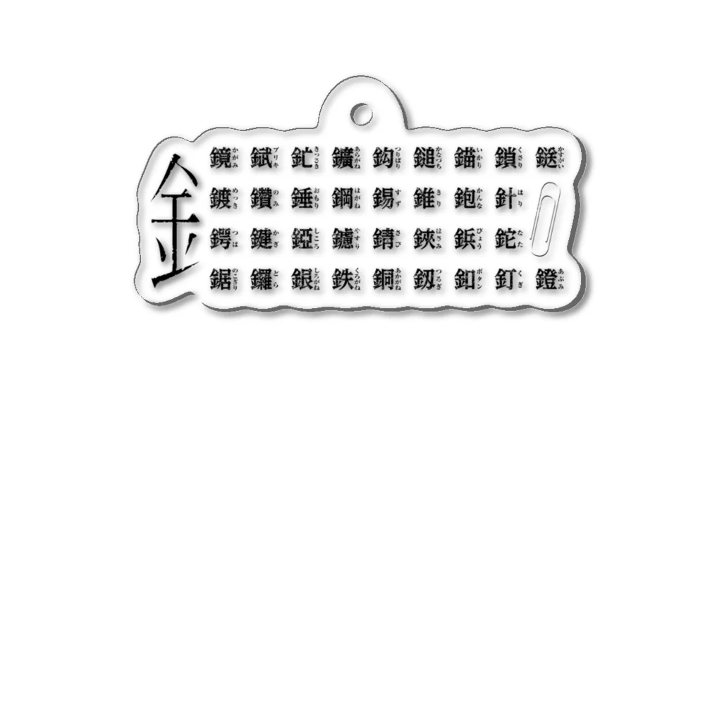 bisamonのかねへん 弐 Acrylic Key Chain