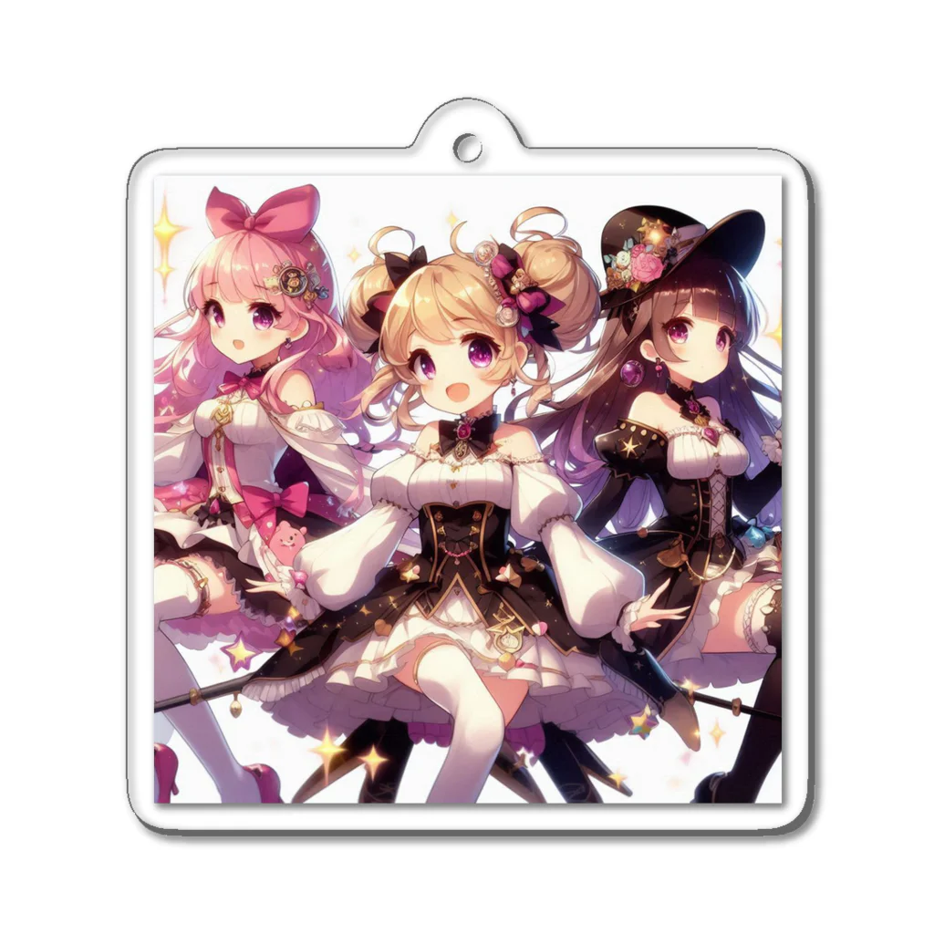 ひろひろショップの魔法少女 Acrylic Key Chain