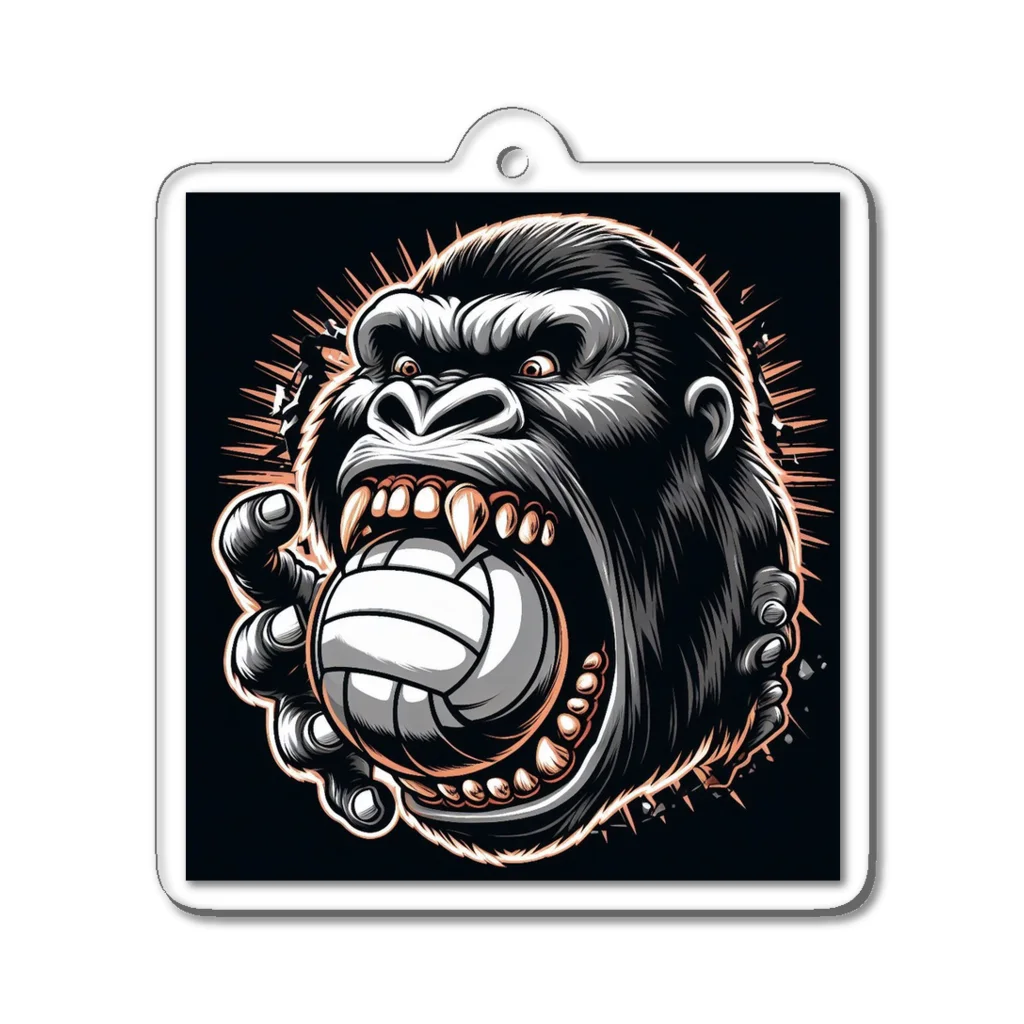 t-ozのGORILLAVOLLEY FURY アクリルキーホルダー