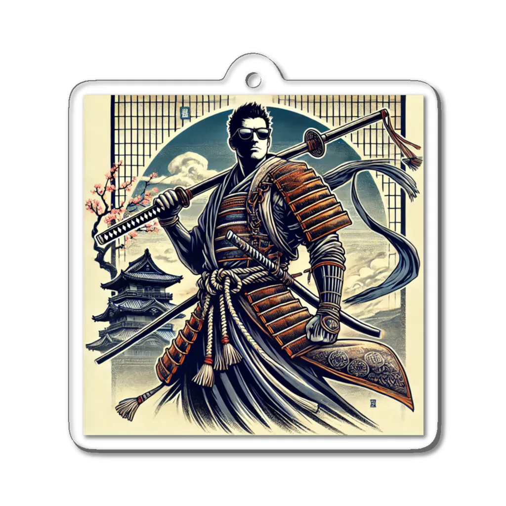 J-traditionの未来剣士BENKEI Acrylic Key Chain