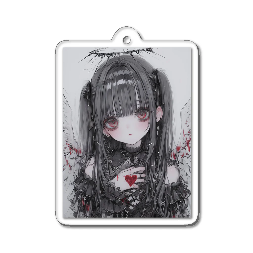 ぴよ♡の堕天使 Acrylic Key Chain