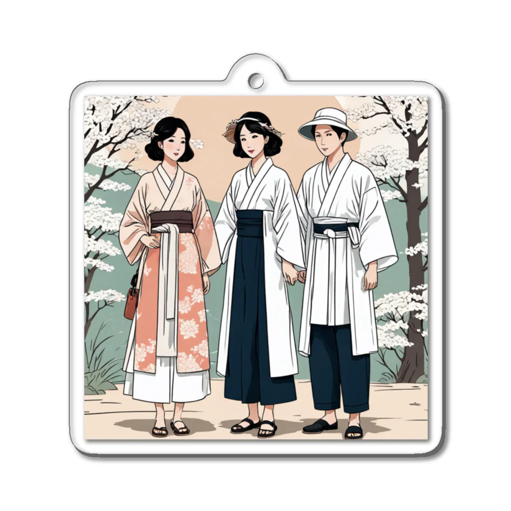 yukki1975の6月_衣替え Acrylic Key Chain