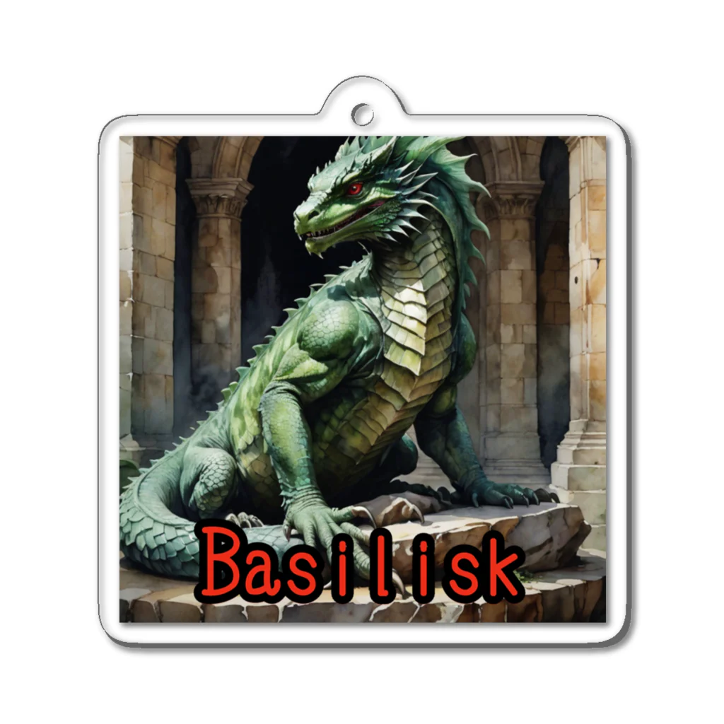 nkbg50のモンスターシリーズ（リアル）：Basilisk Acrylic Key Chain