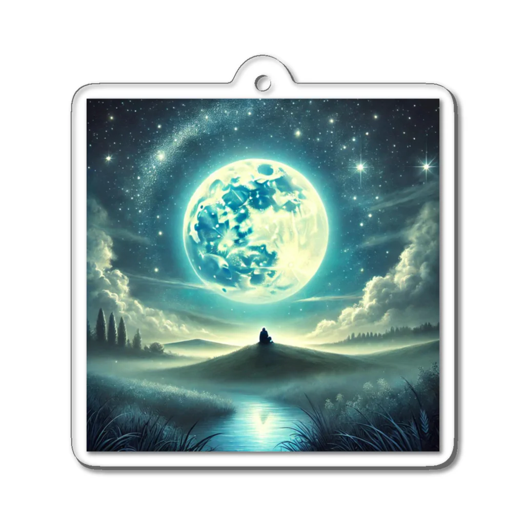 KIglassesのDream Under the Starry Sky - 星空の夢 Acrylic Key Chain