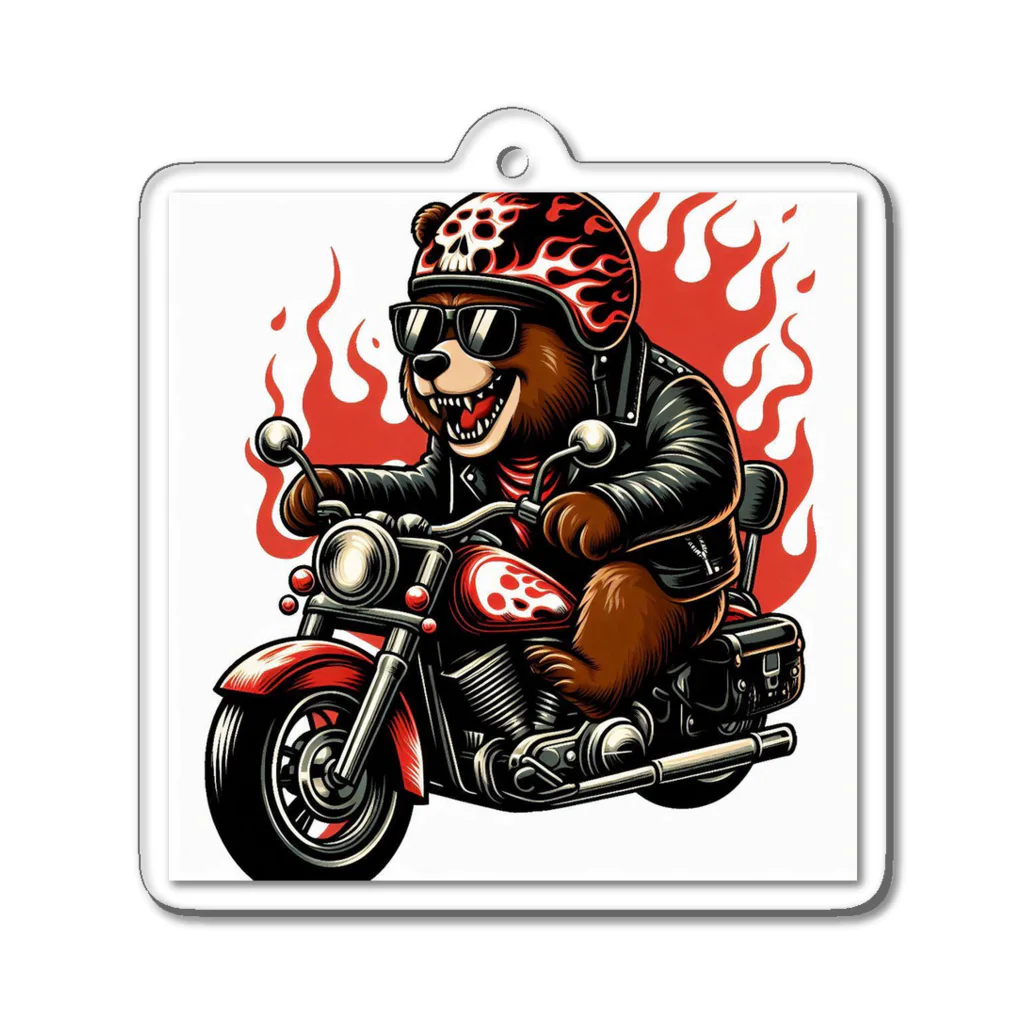 kuma-bikerのKuma.Biker アクリルキーホルダー