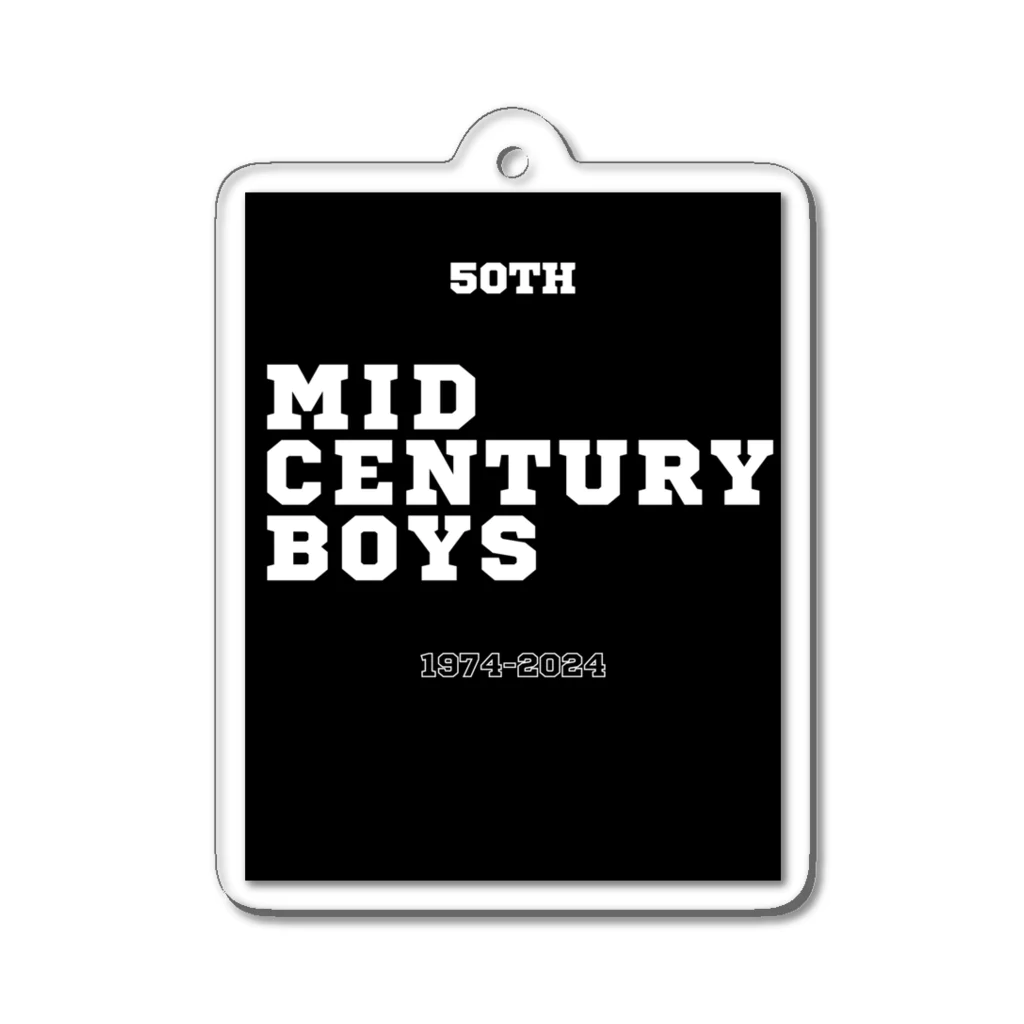 ブラバンホリデーの50th MID CENTURY BOYS Acrylic Key Chain