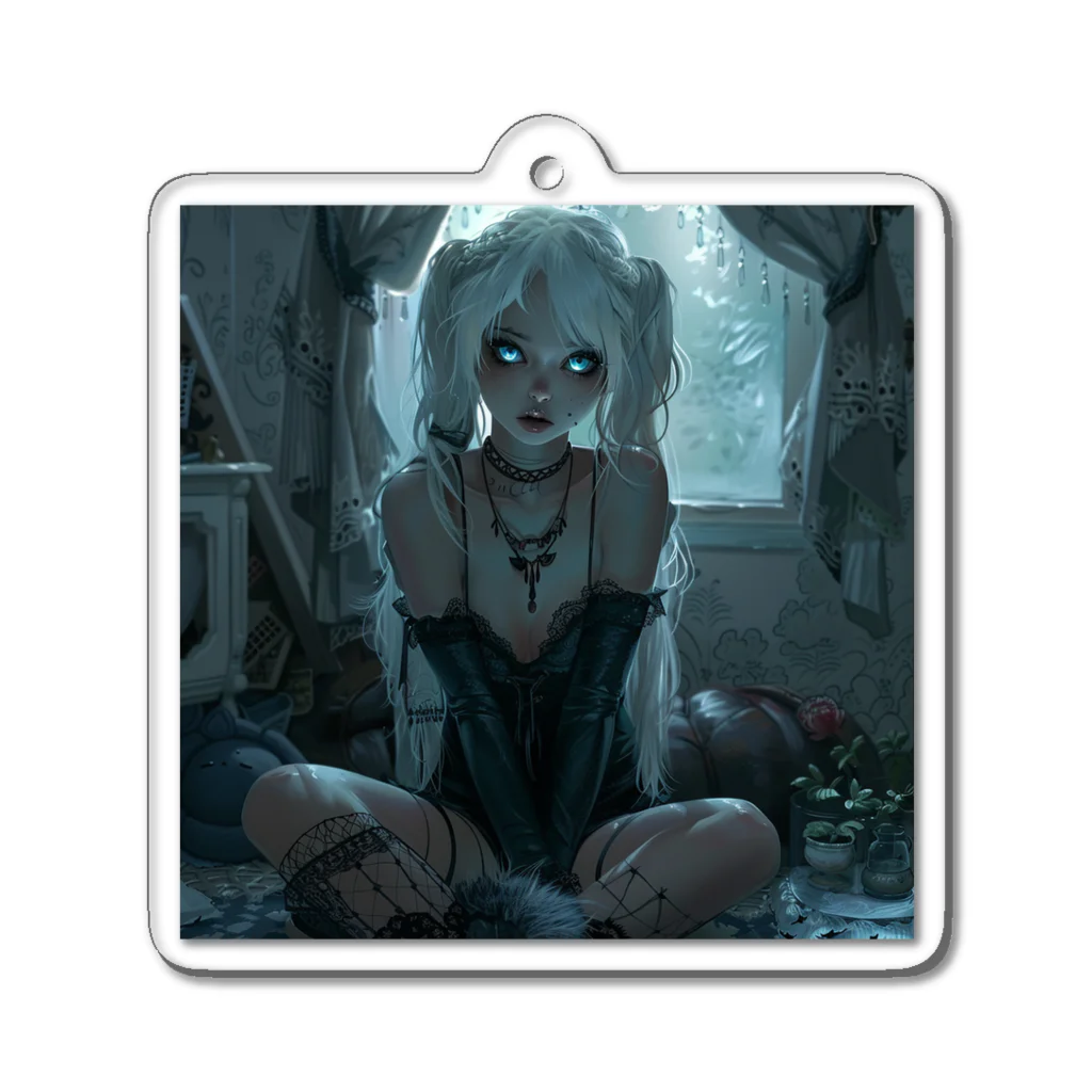 akoluのgothic girl Acrylic Key Chain