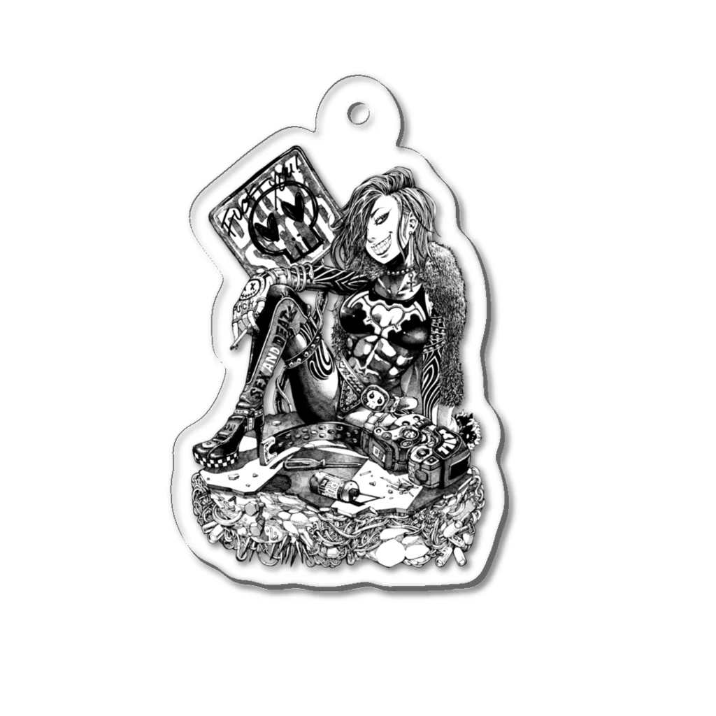 月が輝くこんな夜にのSEXANDDEATH Acrylic Key Chain