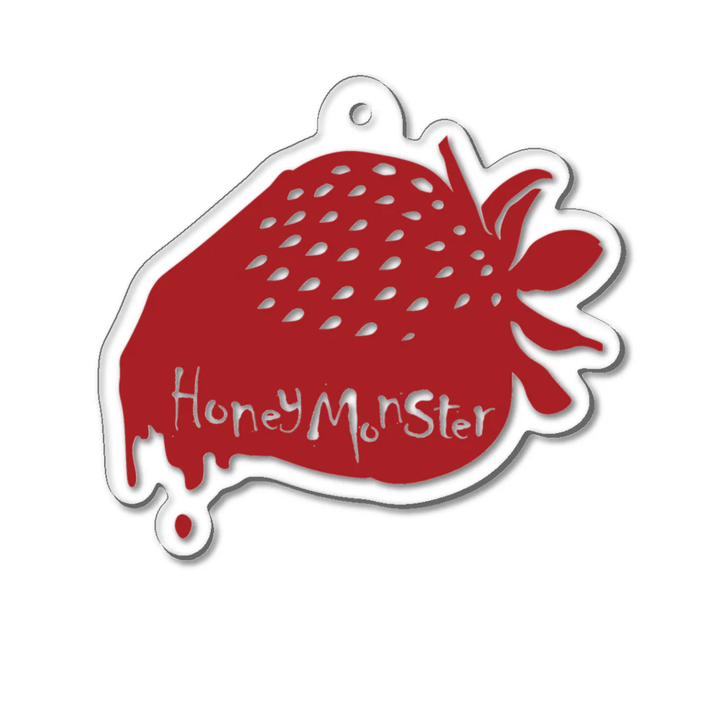 HoneyMonsterのHoneyMonsterロゴ アクリルキーホルダー