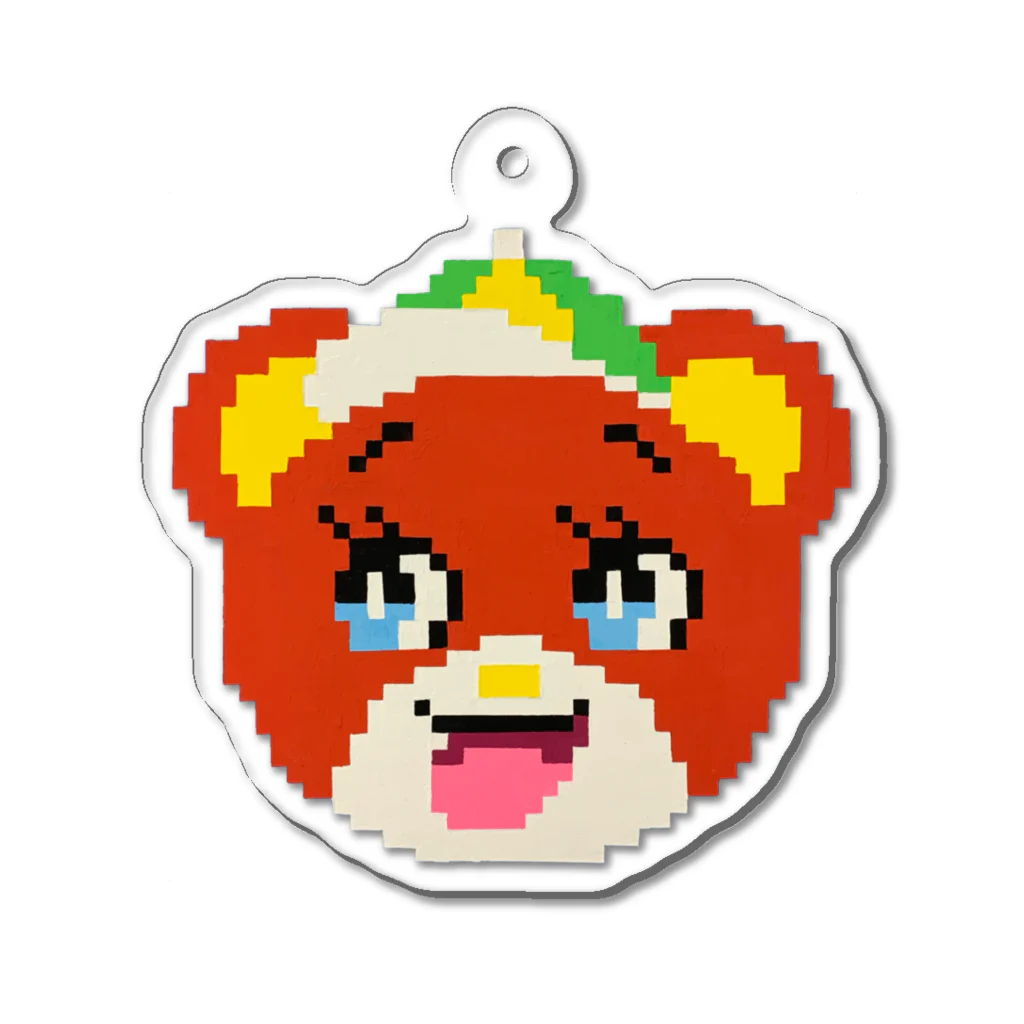 かねすけ部屋のカクカクくま太🐻 Acrylic Key Chain