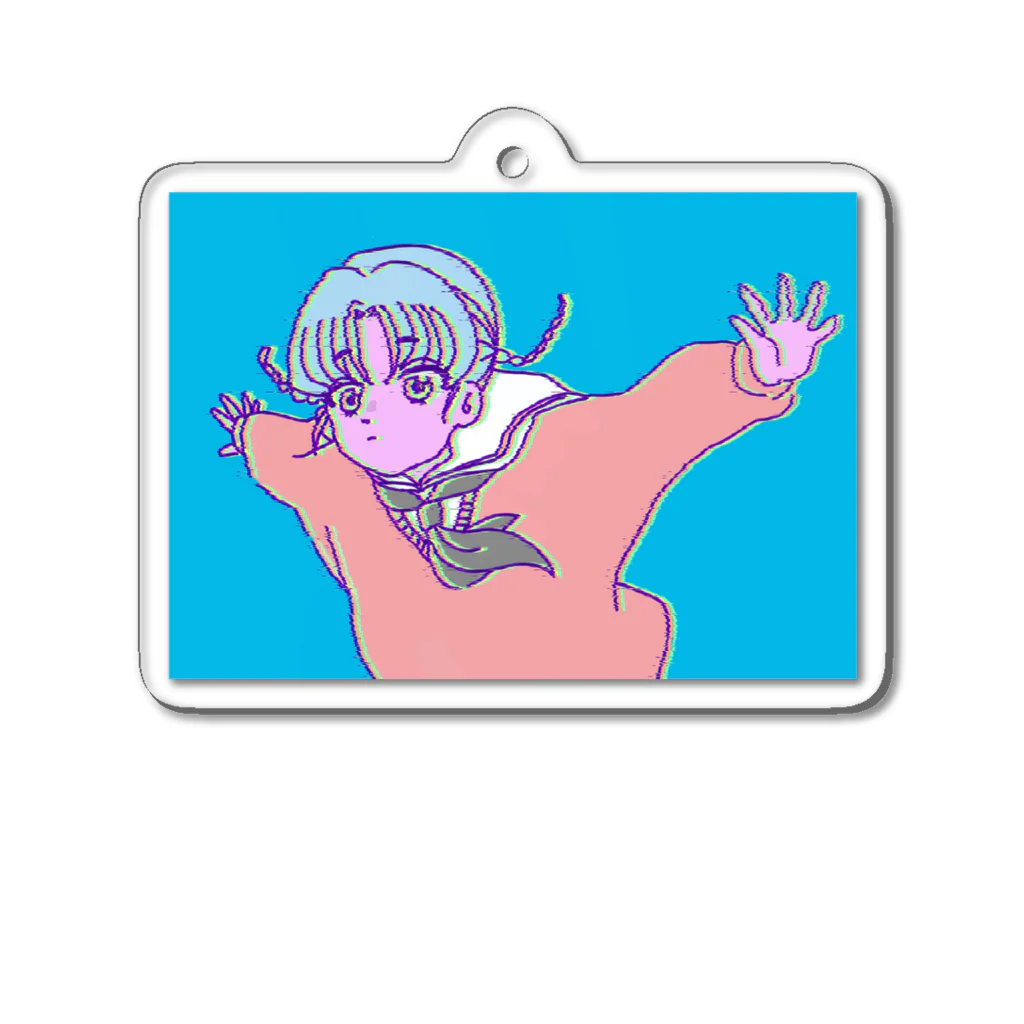 コ八ルのジャンピン Acrylic Key Chain