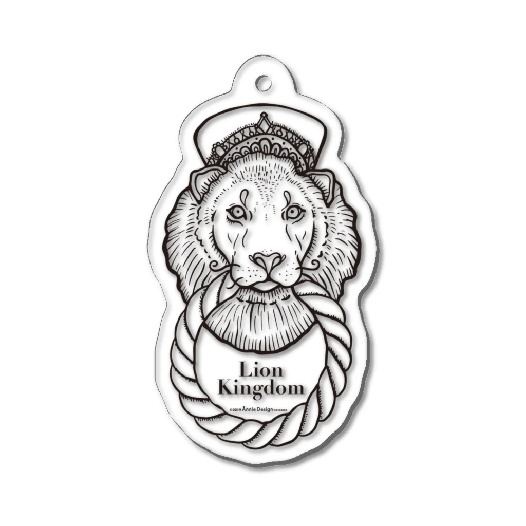 Annie Design okinawaのLion Kingdom Acrylic Key Chain