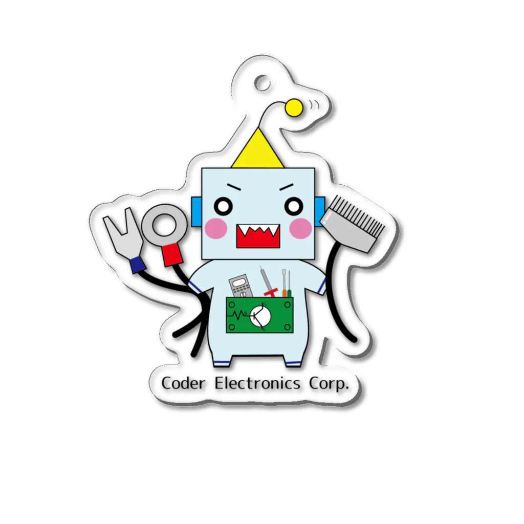 coderのコーダ君巾着 Acrylic Key Chain