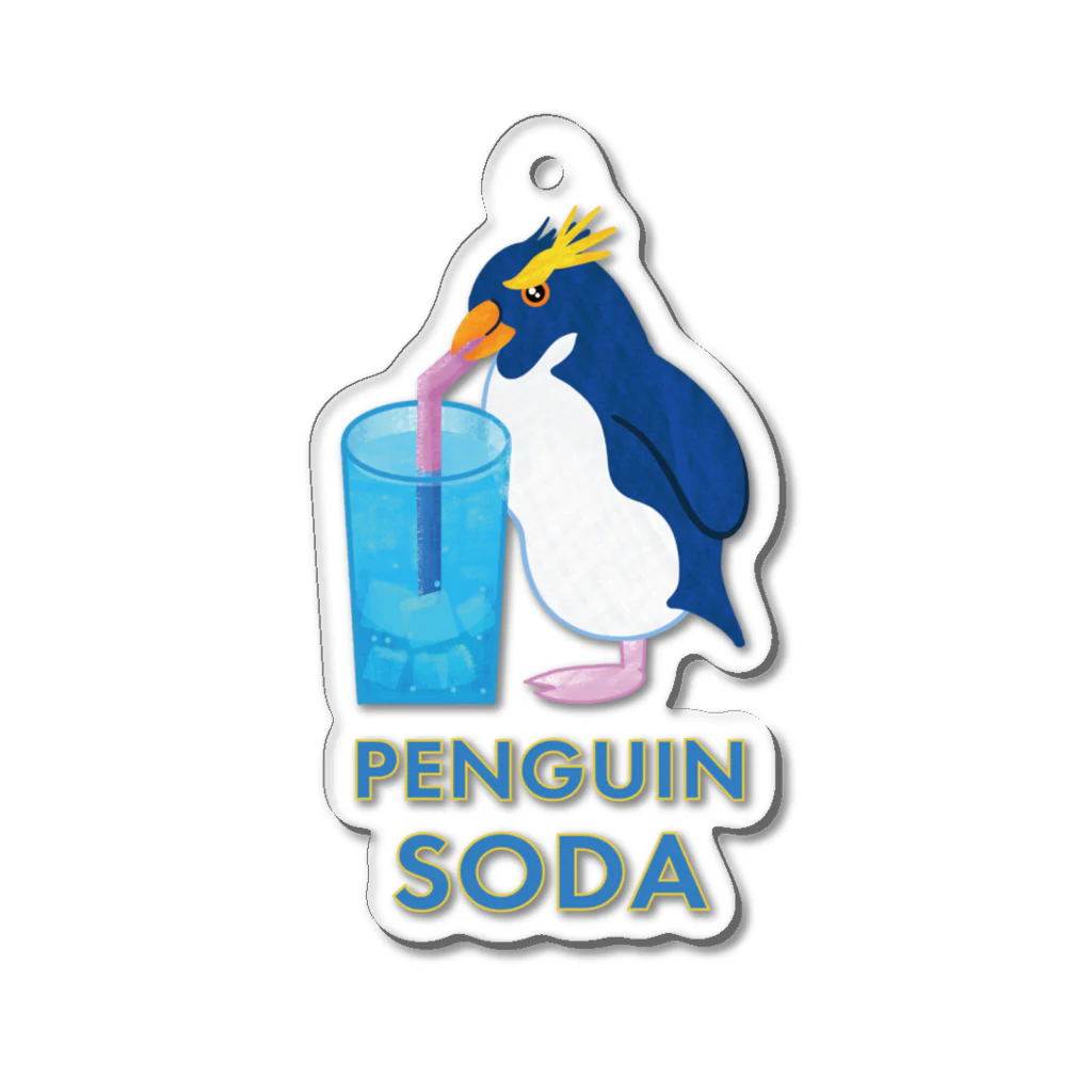 スロータイプ書店 Slowtype BooksのPENGUIN SODA ペンギンソーダ 191 アクリルキーホルダー