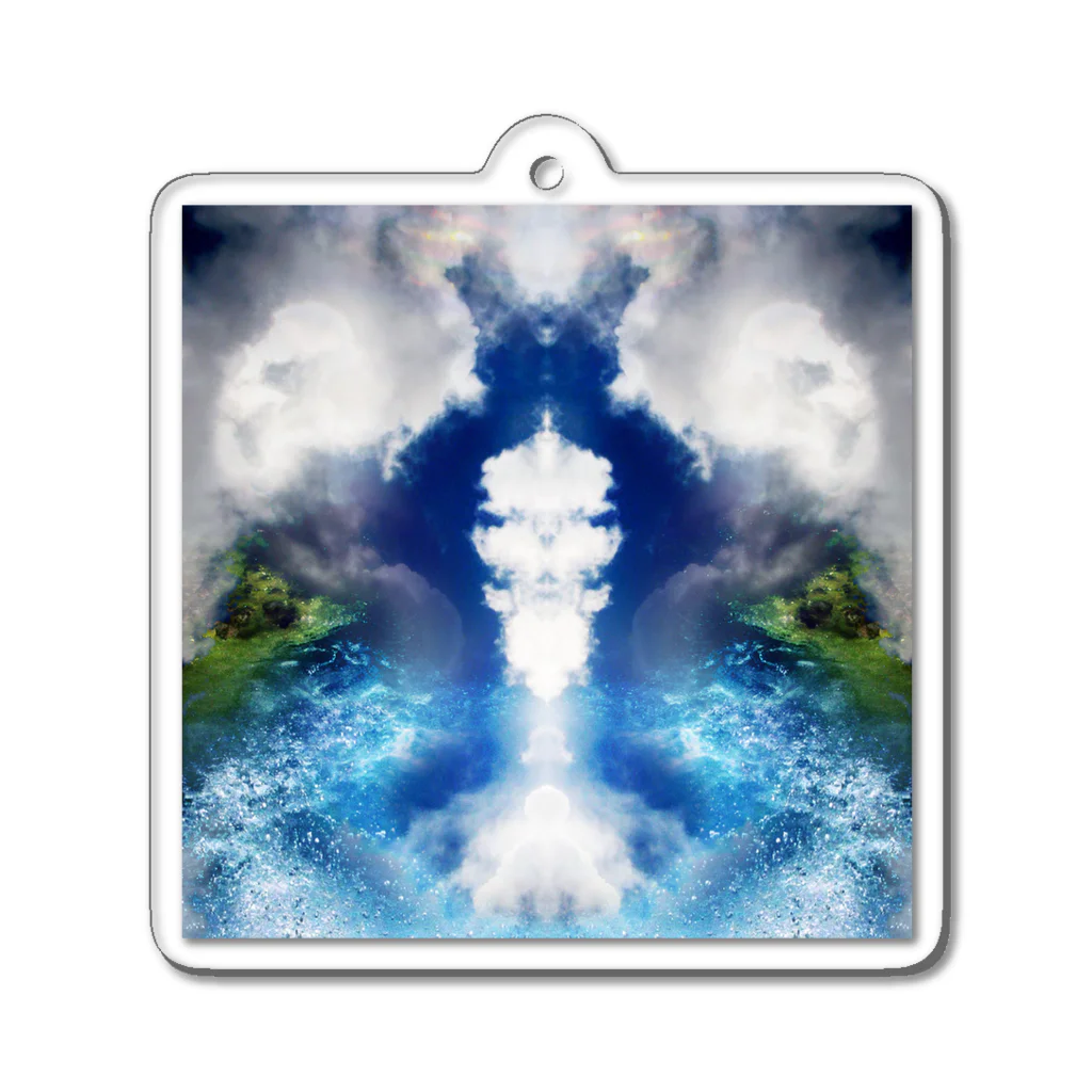  1st Shunzo's boutique のRorschach 2 Acrylic Key Chain