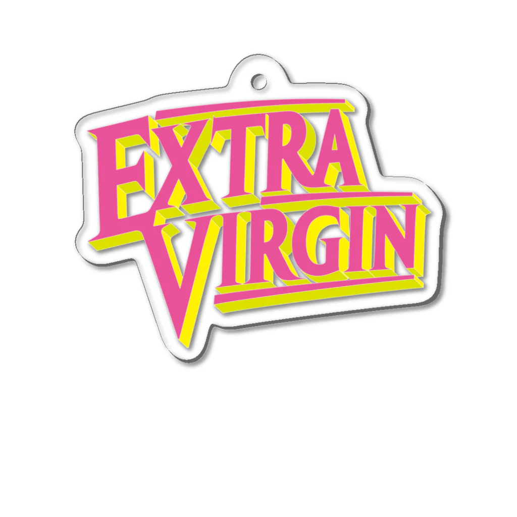 extravirginのextra virgin アクリルキーホルダー