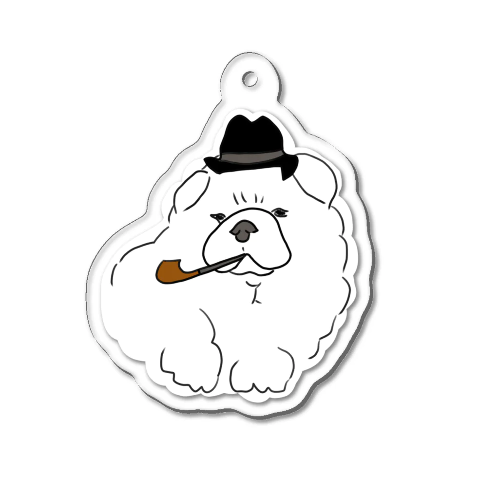 ドードーのChowchow dog アクリルキーホルダー