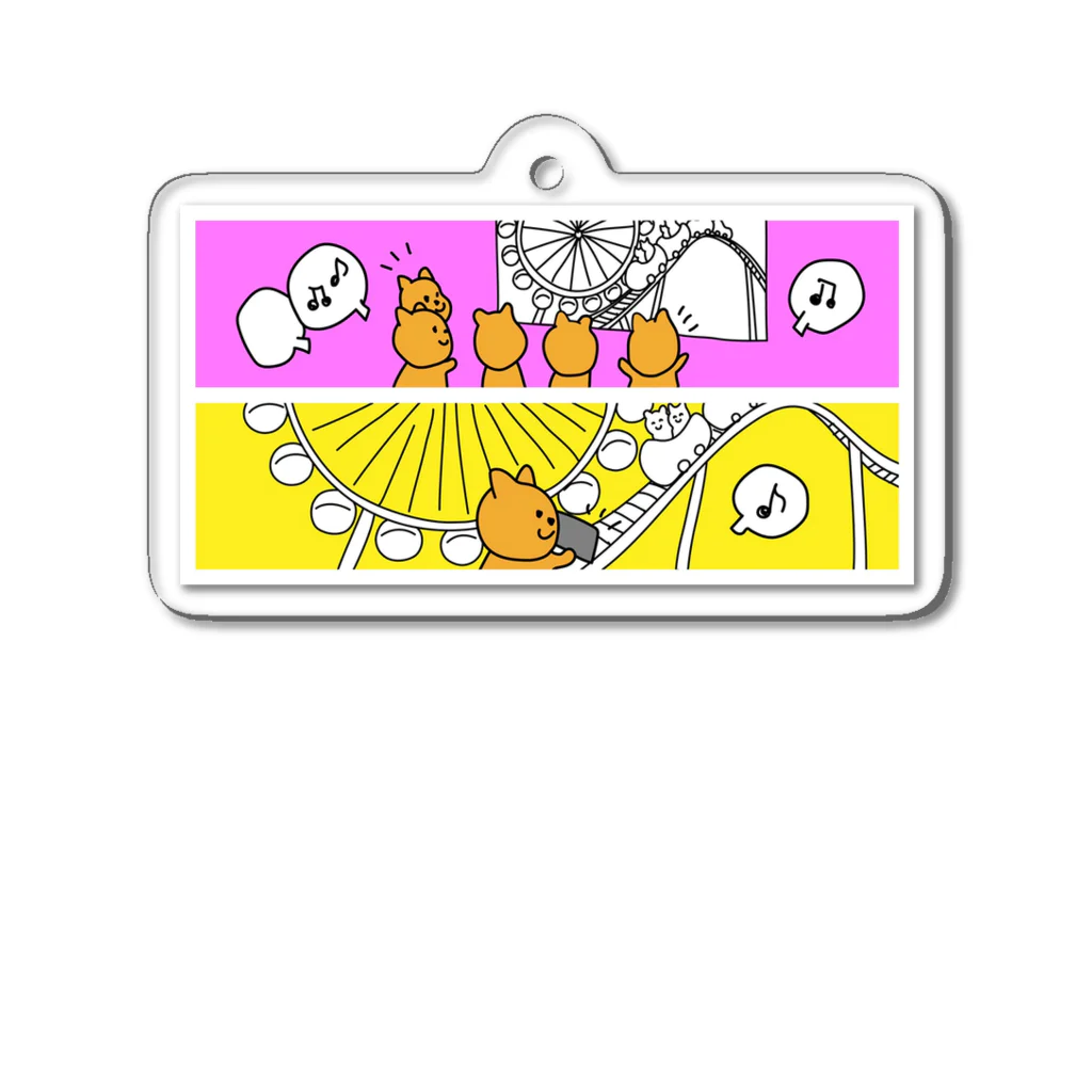 QuokkaGOODSのクオッカ 元気色.ver Acrylic Key Chain