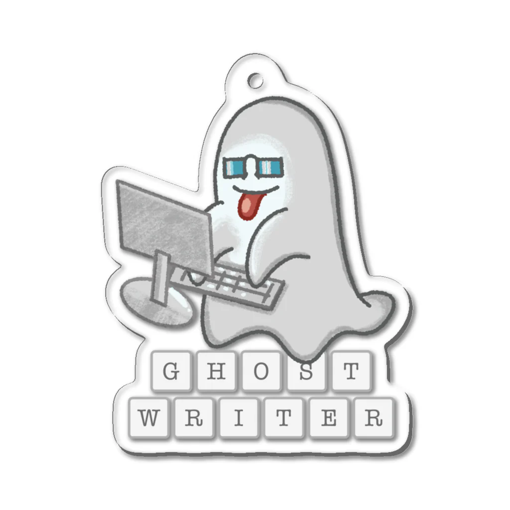 スロータイプ書店 Slowtype BooksのGHOST WRITER ゴーストライター 223 Acrylic Key Chain