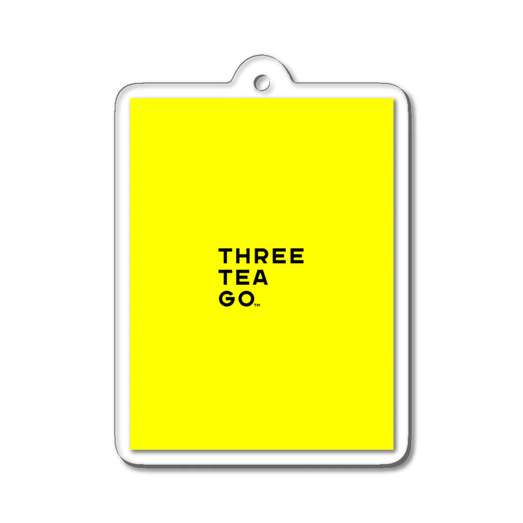 THREE TEA GO｜三茶散歩のGO Acrylic Key Chain