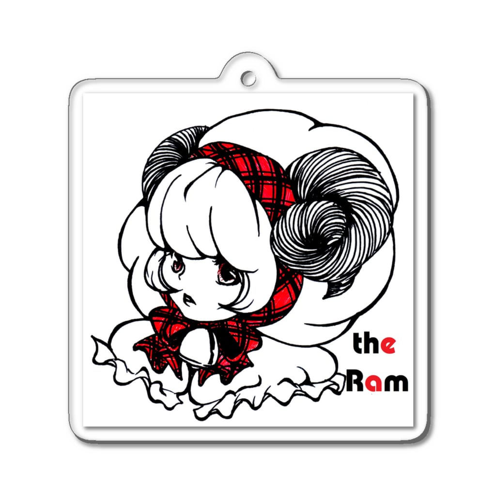 ニジノイロのラム Acrylic Key Chain