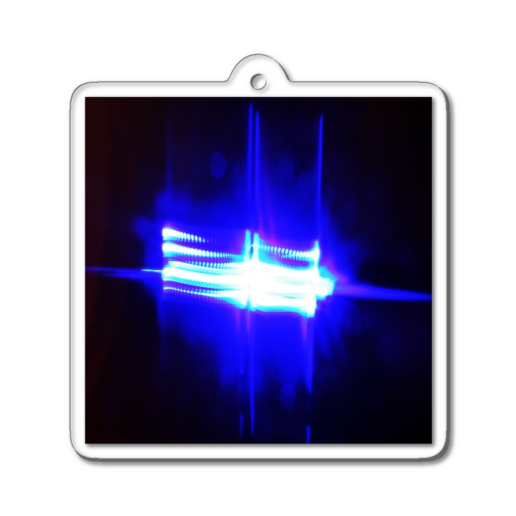 2nd Shunzo's boutique の青いフラッシュバック Acrylic Key Chain
