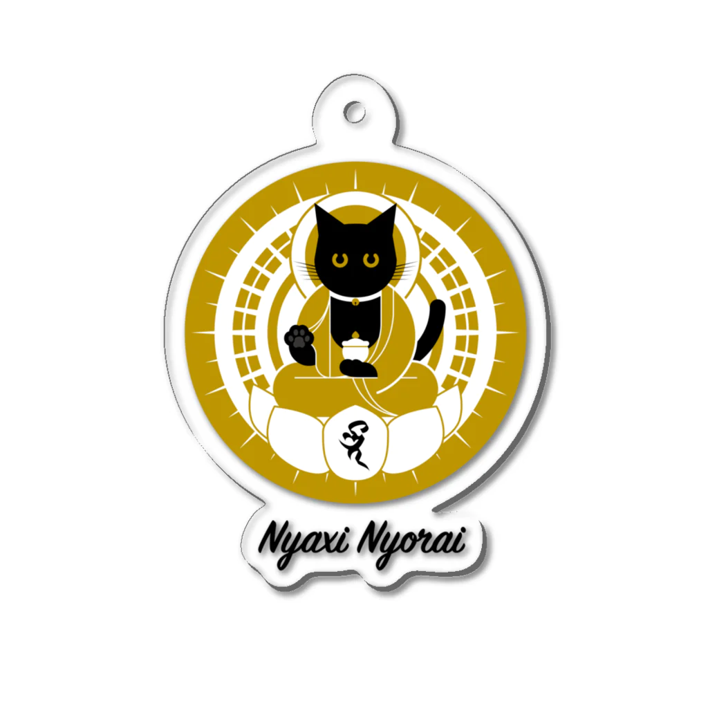 HB eichibiiのN薬師如来 Nyaxi Nyorai Acrylic Key Chain