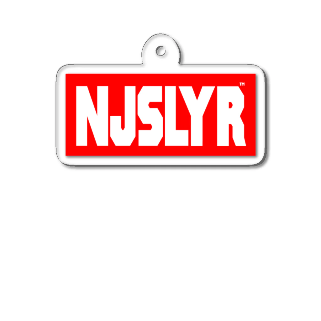 ニンジャスレイヤー公式/ダイハードテイルズのNJSLYR LOGO RW アクリルキーホルダー