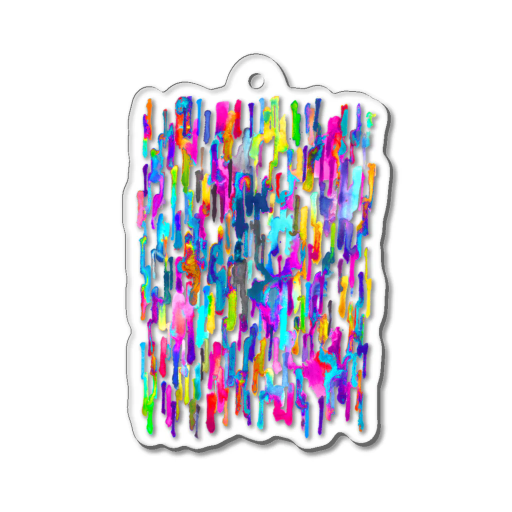 Miki_after_partyのcolorful rain -vivid- Acrylic Key Chain