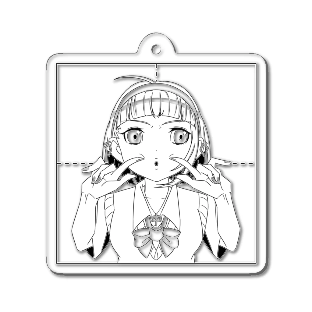 風優りん乃。のう😗 Acrylic Key Chain