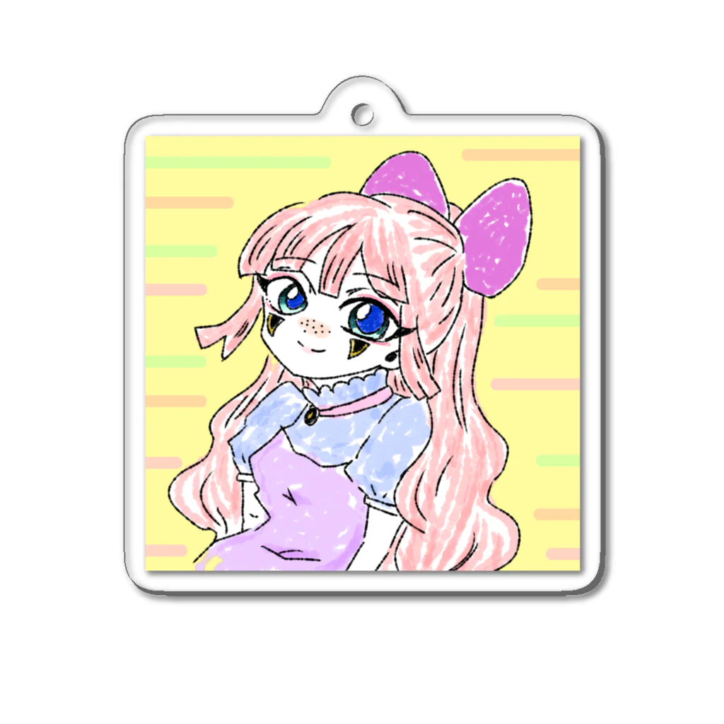 兄さん姉さんのかわいい女の子 Acrylic Key Chain