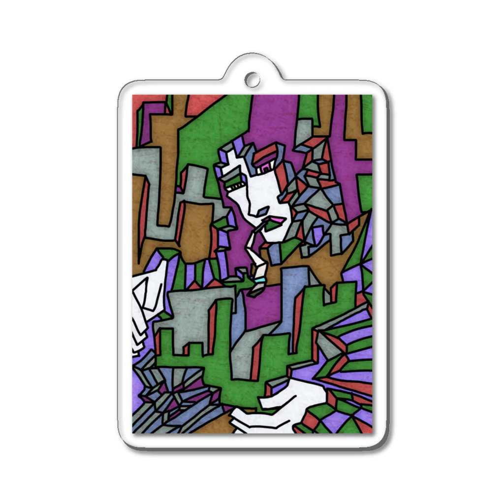 Hiroki Kitazawaのoh!カクカクコレクション33-2 Acrylic Key Chain