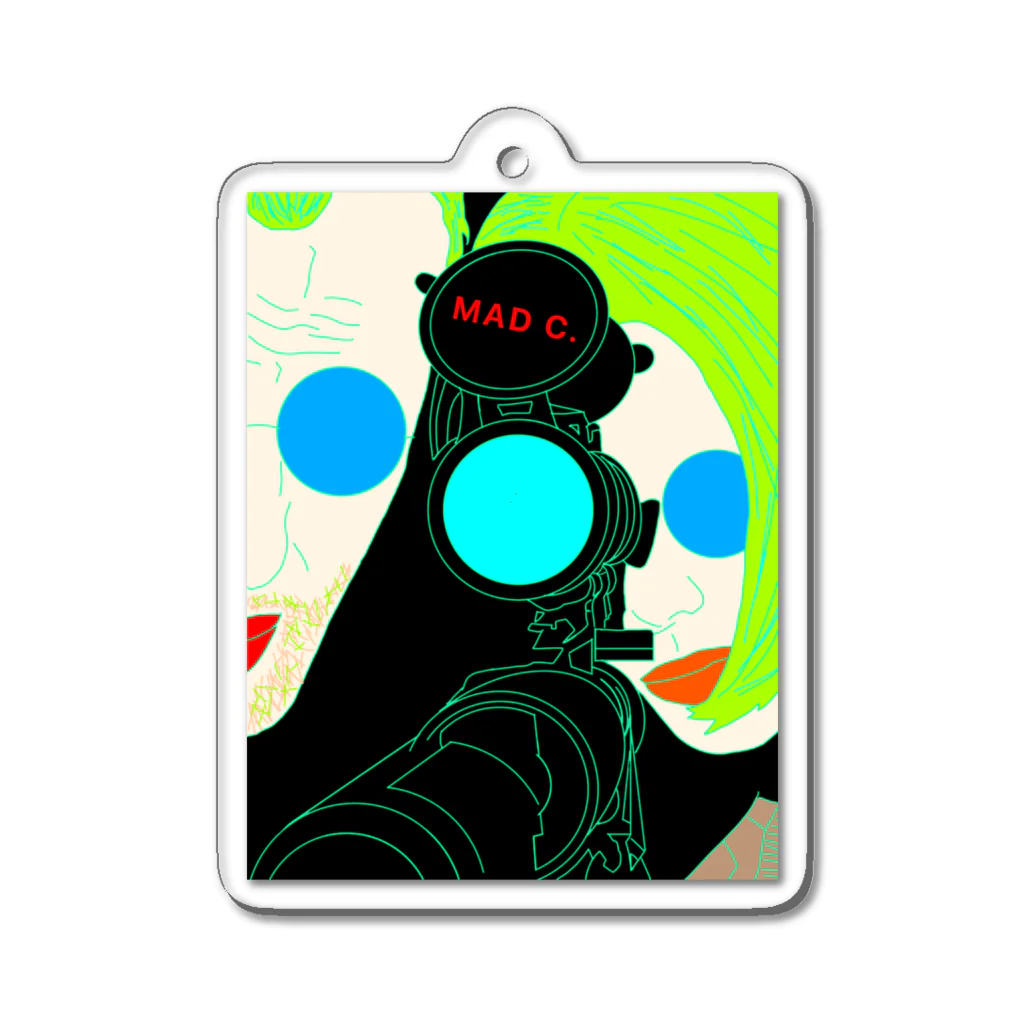 MAD C.(マッドシードット)のMAD C.（マッドシードット） アクリルキーホルダー