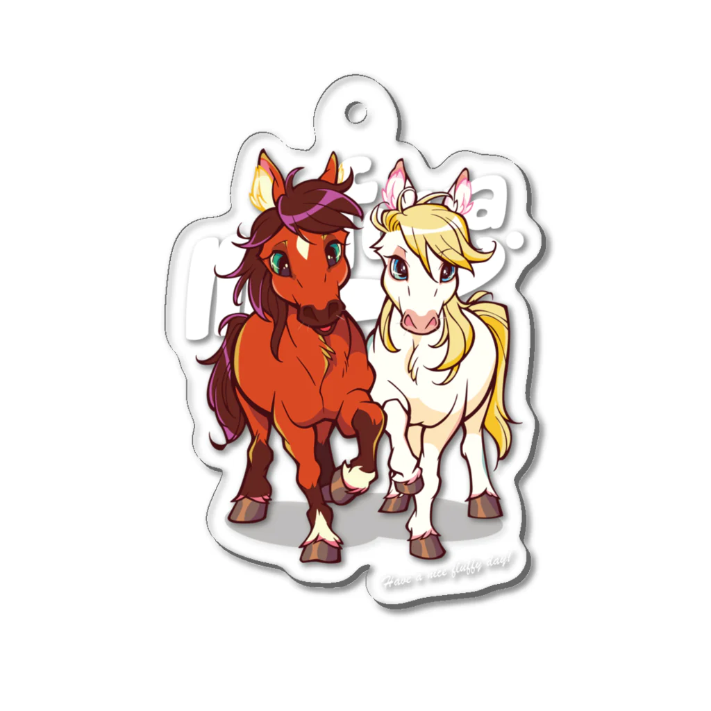 mofuwaのPONY FRIENDS アクリルキーホルダー