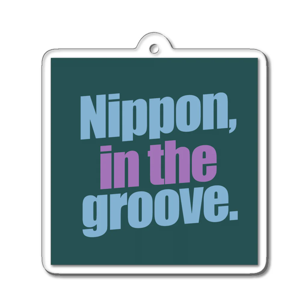 BATI-HOLIC online storeのNippon, in the groove-2 アクリルキーホルダー