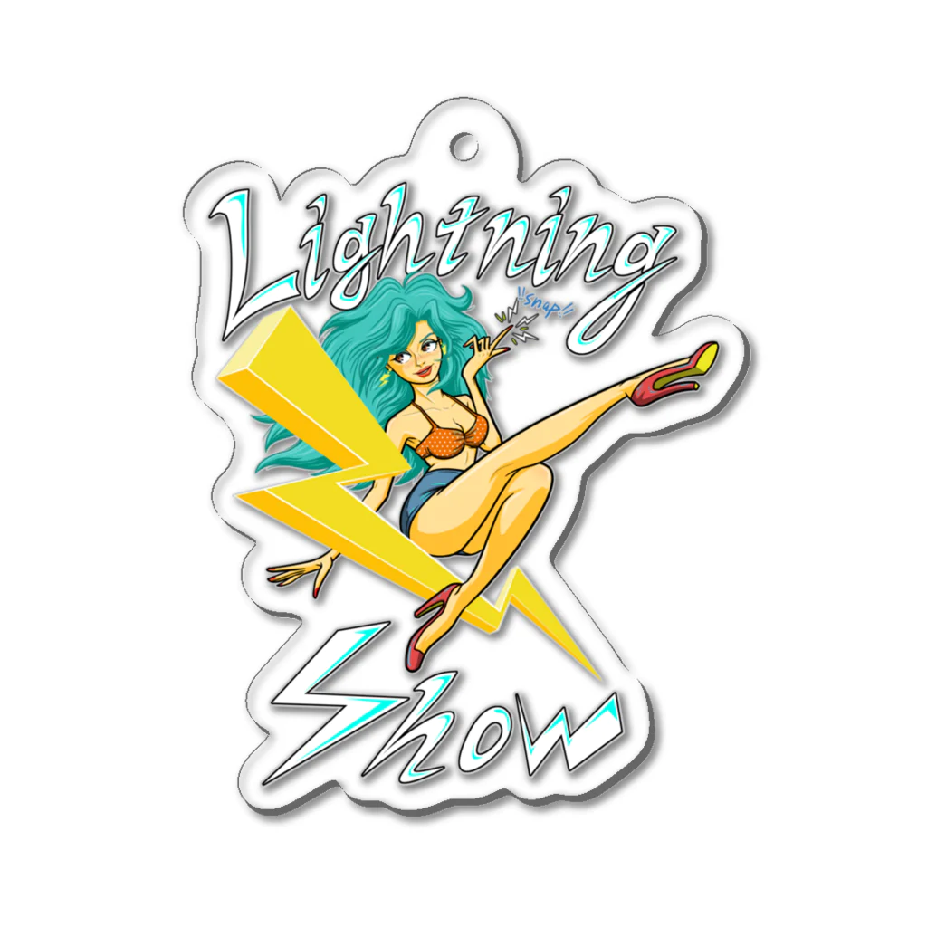 nidan-illustrationの“Lightning Show” アクリルキーホルダー