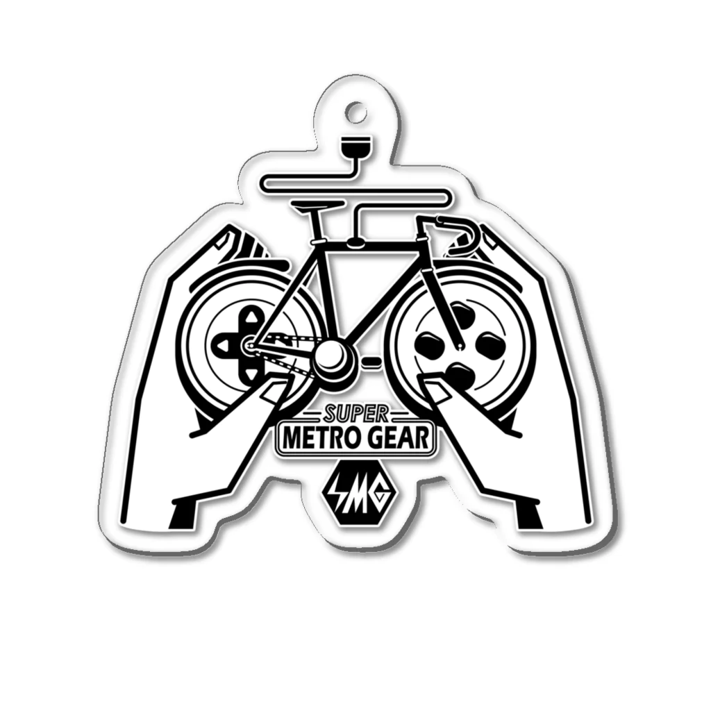 nidan-illustrationの"SUPER METRO GEAR" #2 Acrylic Key Chain